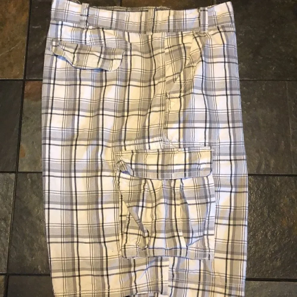 Foundry Supply Company Men’s Plaid Cargo Shorts size 50